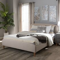 Bronwood upholstered store low profile bed